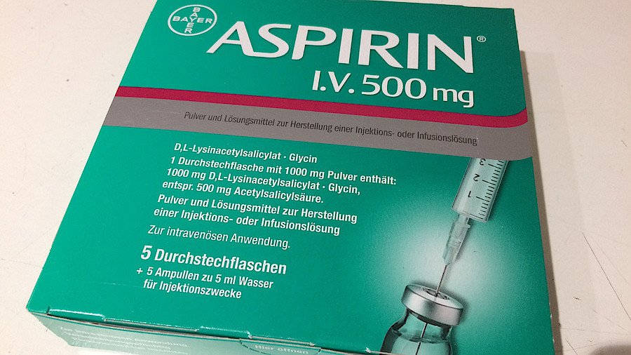 Aspirin 500 mg IV