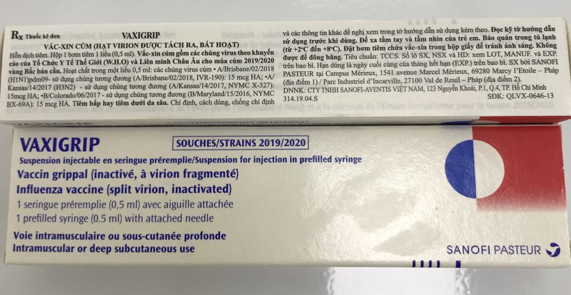 Vắc-xin Vaxigrip 0.5ml (Pháp) tại Vinmec