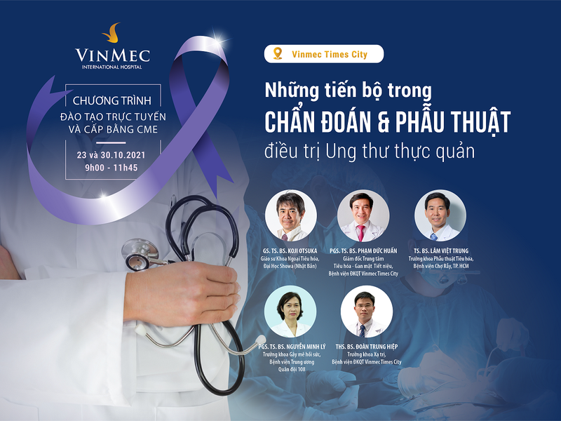 Vinmec Times City đào tạo và cấp bằng CME cho bác sĩ trên toàn quốc về điều trị Ung thư thực quản