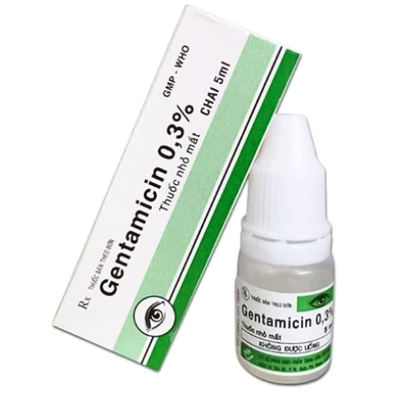 thuốc nhỏ mắt gentamicin