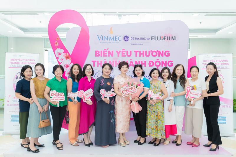 Chiến dịch PinkWin 2023 tại Vinmec: Gần 900 chị em phát hiện bệnh tuyến vú