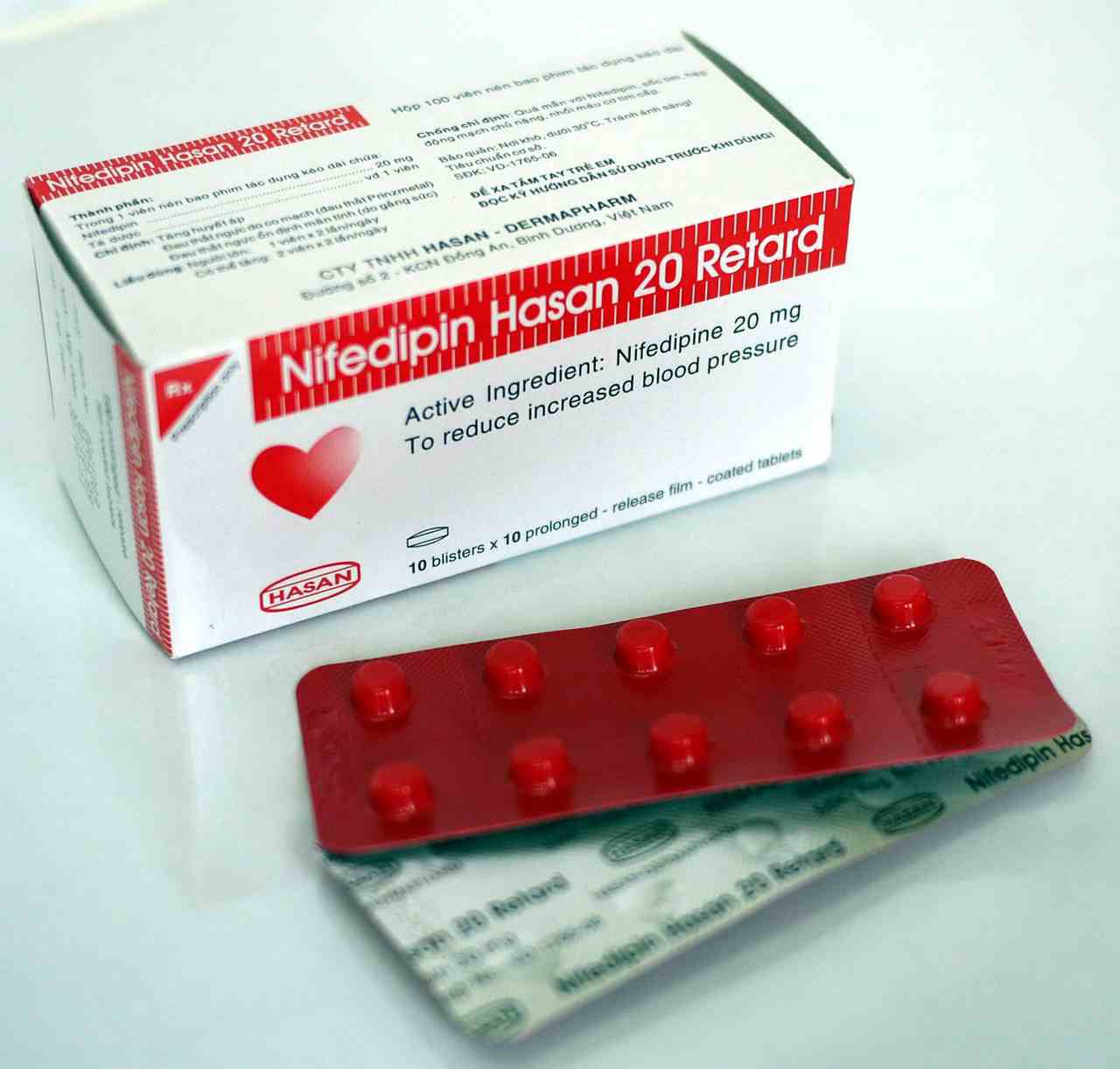 Adalat (Nifedipine) tác dụng nhanh - Thận trọng khi sử dụng trong cơn tăng huyết áp