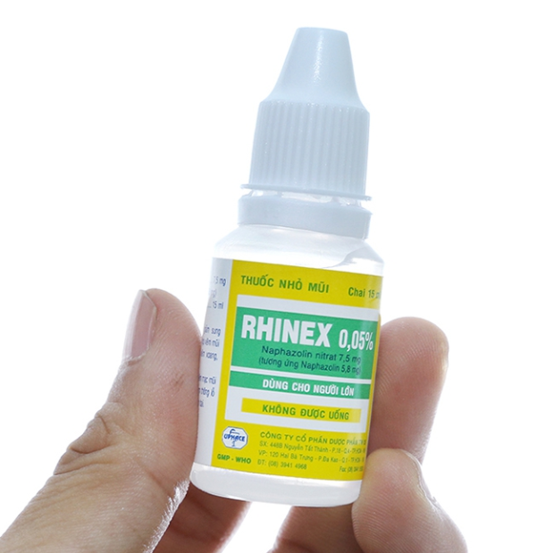 Thuốc nhỏ mũi Rhinex