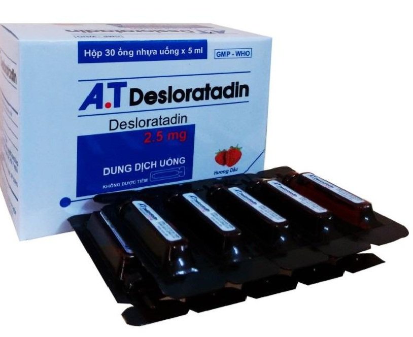 Thuốc kháng histamin thế hệ 3: Desloratadine