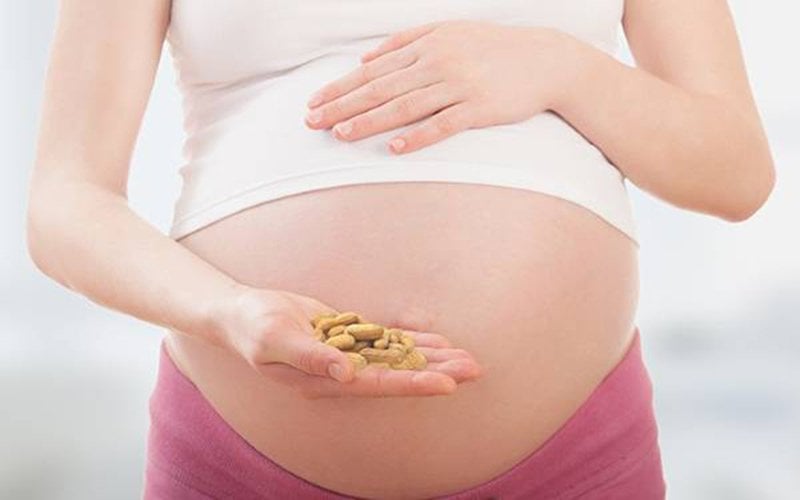 ăn đậu phộng khi mang thai