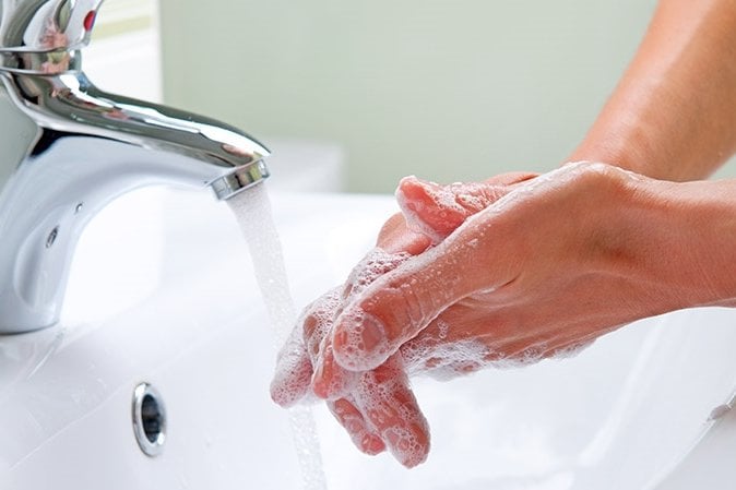 Thường xuyên rửa tay bằng xà phòng giúp ngăn ngừa viêm gan E