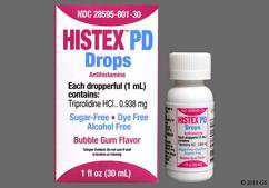 Tương tác của thuốc Histex