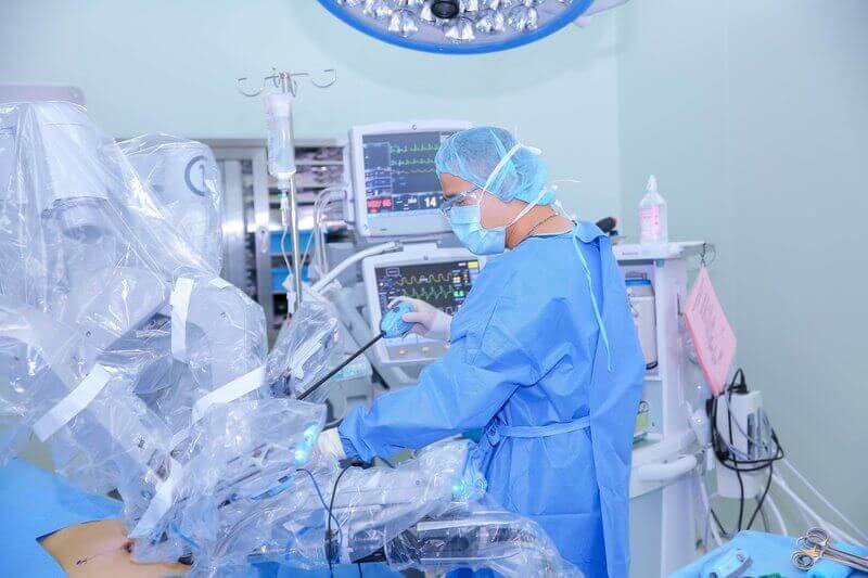 Phẫu thuật robot/phẫu thuật nội soi robot minifyed