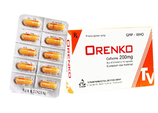 Thuốc chống nhiễm khuẩn Orenko 200mg