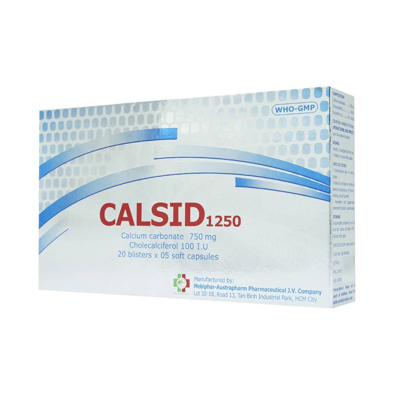 Công dụng thuốc Calsid 1250