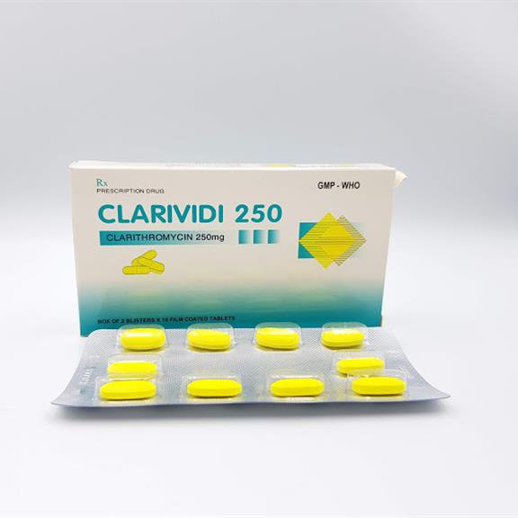Công dụng thuốc Clarividi 250