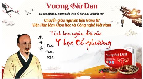 Vương Nữ Đan chứa nguyên liệu Nano từ Viện Hàn lâm Khoa học và Công nghệ Việt Nam.