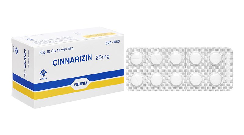 Công dụng thuốc Cinarizin 25 mg