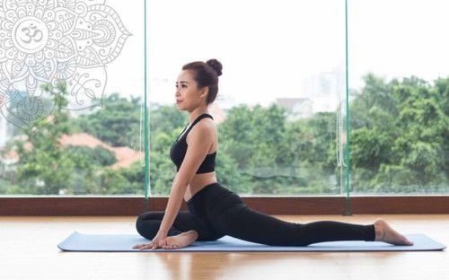 Phương pháp tập luyện yoga giúp ngăn ngừa căng cơ cổ tái phát ở người bệnh. 
