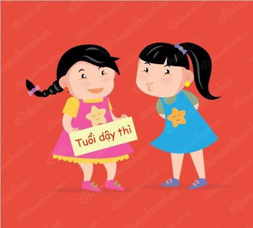 Những thay đổi của cơ thể bé gái khi bước vào tuổi dậy thì