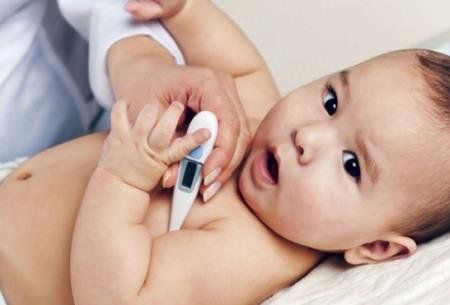 
Always measure the child's temperature and reduce fever
