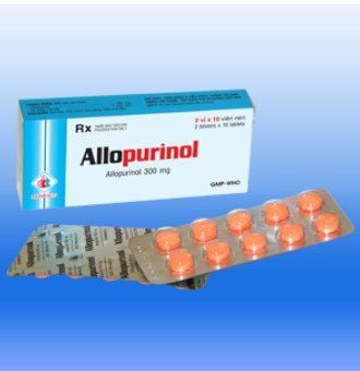 
Thuốc Allopurinol giúp ngăn ngừa hoặc làm giảm sự lắng đọng urat ở các khớp và ở thận
