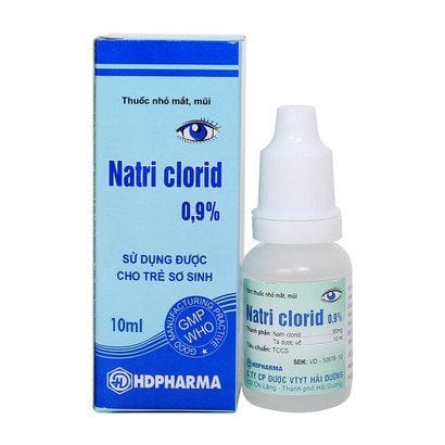 
Muối nhỏ mắt NaCl
