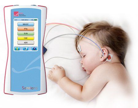 
Đánh giá đáp ứng âm của cuống não (auditory brainstem response – ABR) (Ảnh minh họa)
