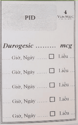 
Đề xuất Nhãn sử dụng Durogesic hạn chế thiếu liều do khoảng cách dùng thuốc đặc biệt (72h)
