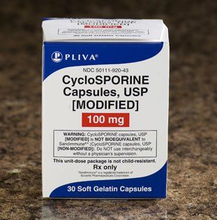 
Thuốc cyclosporine là một trong các loại thuốc dùng để điều trị bệnh vẩy nến
