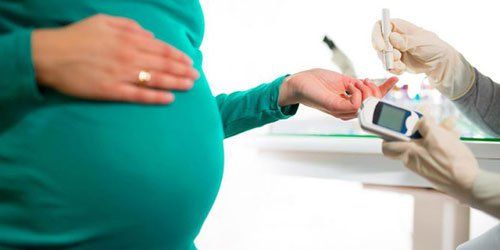 Does the test to support the diagnosis of gestational diabetes require fasting?