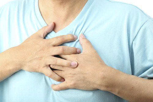 What is heart palpitations with chest pain?