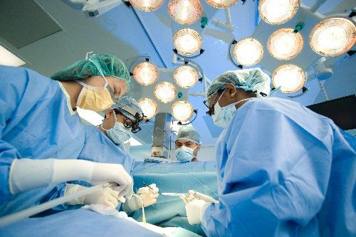 Surgery to treat double bowel - laparoscopic surgery