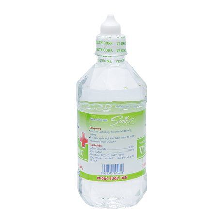 
Physiological saline has cleaning and antibacterial effects
