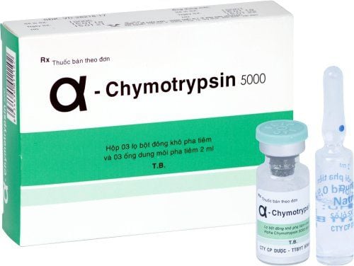 
Sủ dụng α-Chymotrypsin để làm loãng đờm và hạn chế khả năng nhiễm khuẩn
