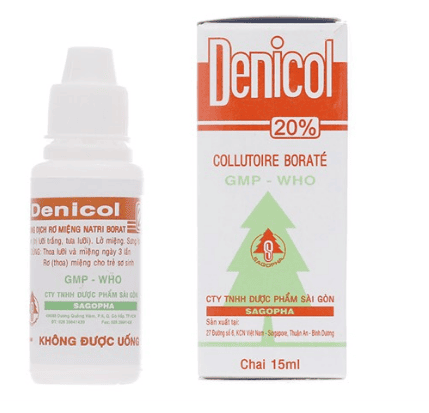 Thuốc denicol - Dung dịch rơ lưỡi cho trẻ sơ sinh