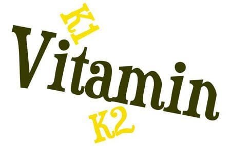 What is the difference between vitamin K1 and vitamin K2?