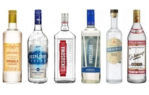 
Rượu vodka được khuyến cáo sử dụng do có nồng độ ethanol thấp hơn
