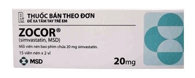 
Thuốc simvastatin (zocor) thuộc nhóm statin
