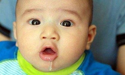 
Drooling is one of the signs of teething in babies
