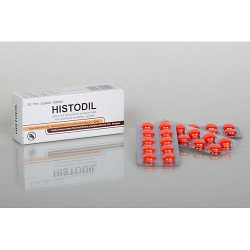 Histodil (Cimetidine) is used to treat diseases of the digestive tract