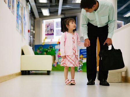 Why do children who go to kindergarten often get sick?