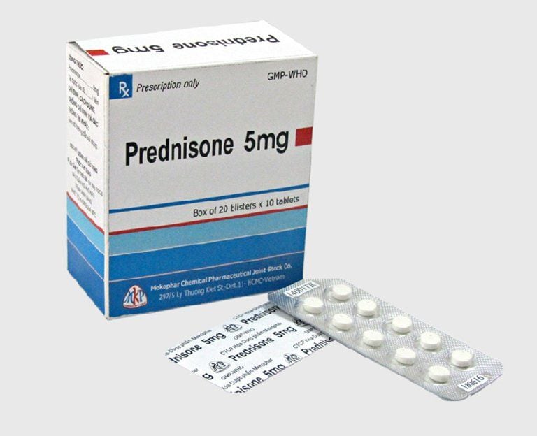 Prednison 5mg - Hướng Dẫn Sử Dụng, Tác Dụng Phụ Và Lưu Ý Khi Dùng