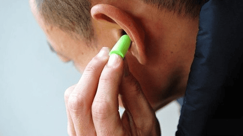 
Earplugs will help you reduce noise that affects your hearing
