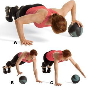 
Các bước hướng dẫn tập Medicine Ball Push Up đúng cách
