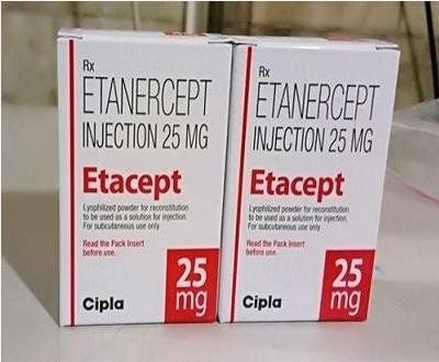 Etanercept: Uses, indications and cautions when using