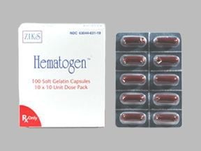 Hematogen: Uses, indications and precautions when using