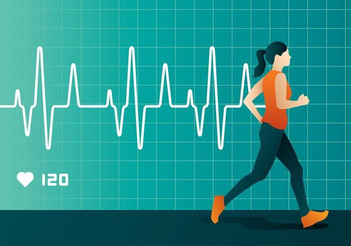 What is the ideal heart rate for running?