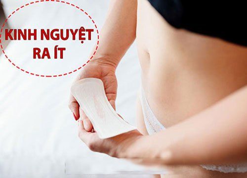 Kinh nguyệt ít, da nhờn, nổi mụn là bị làm sao?