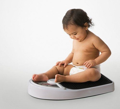 Weight of a 21-month-old baby boy