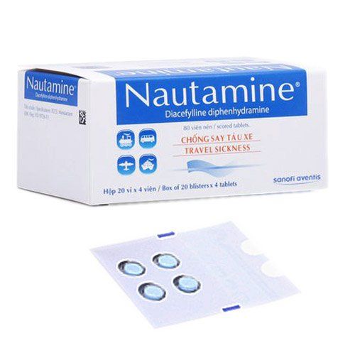 
Công dụng thuốc Nautamine là phòng ngừa và điều trị say tàu xe
