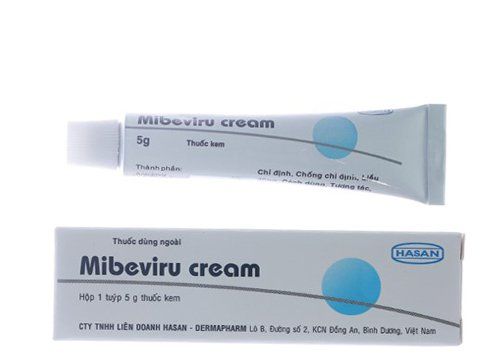 Công dụng thuốc bôi Mibeviru cream