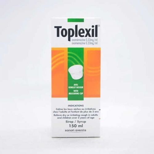 Toplexil is produced mainly in syrup form