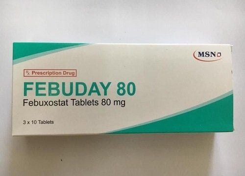 
Thuốc Febuday 80 có thành phần chính là hoạt chất Febuxostat
