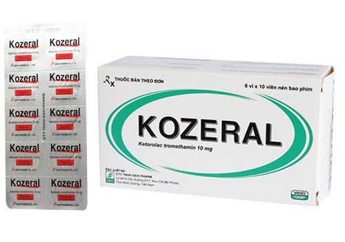 
Kozeral 10mg được ứng dụng trong quản lý các cơn đau cấp tính
